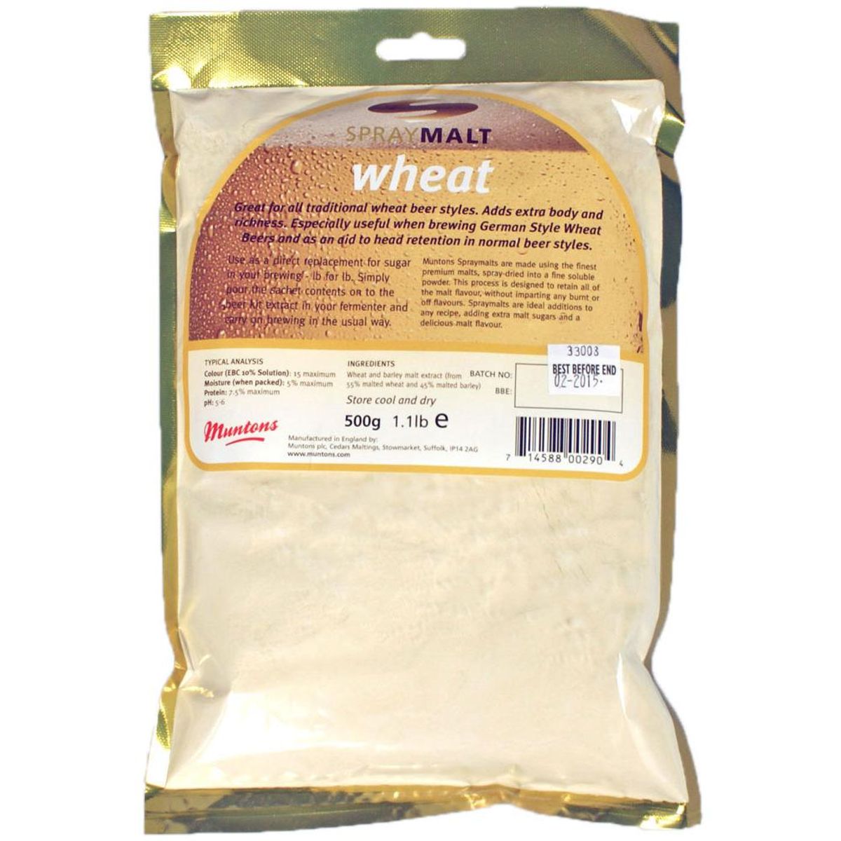  Spraymalt hvete 500g