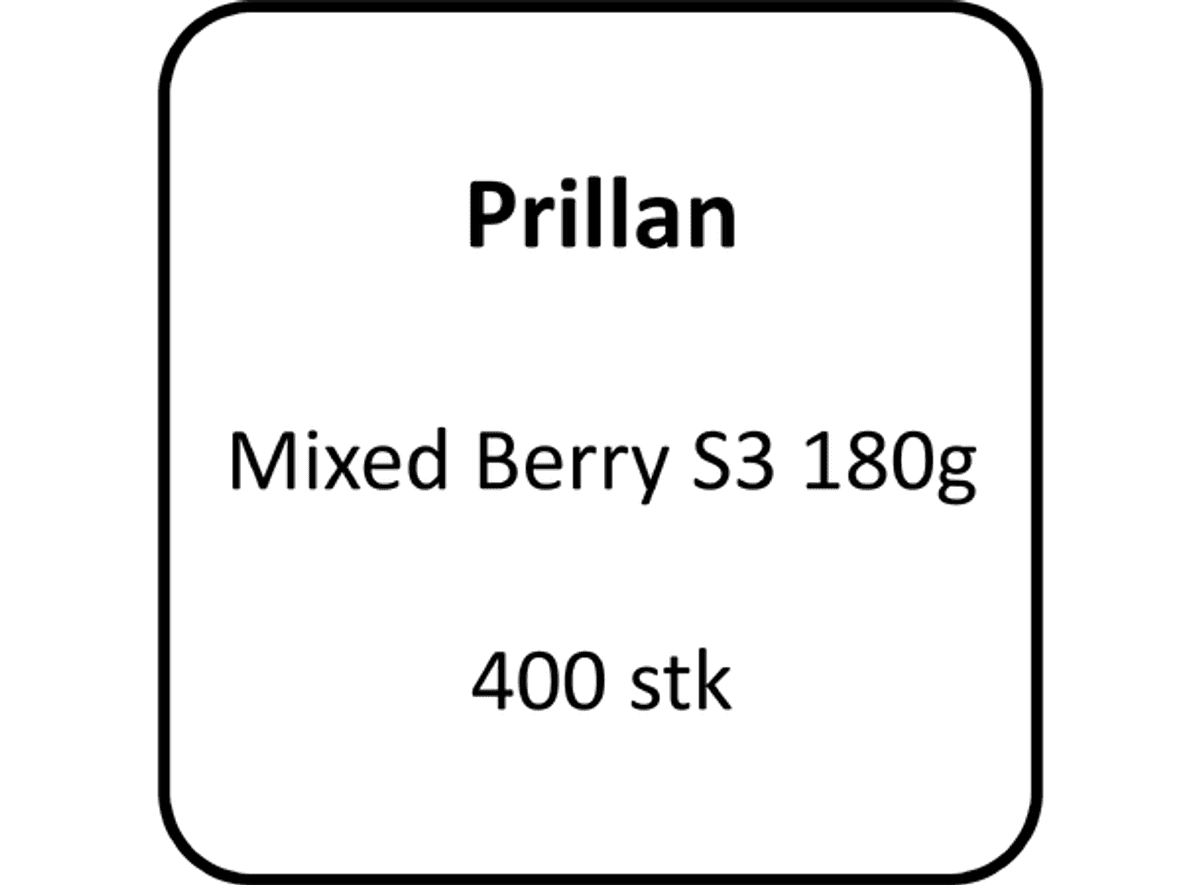 Prillan Mixed Berry 400 stk