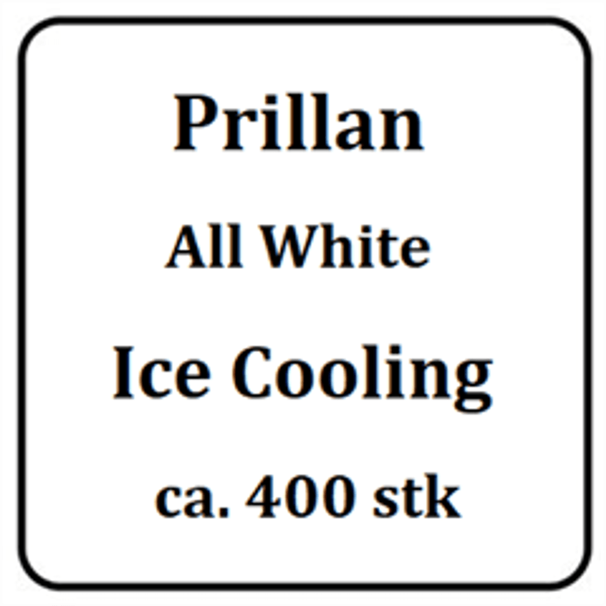 Prillan Ice Cooling  400 stk
